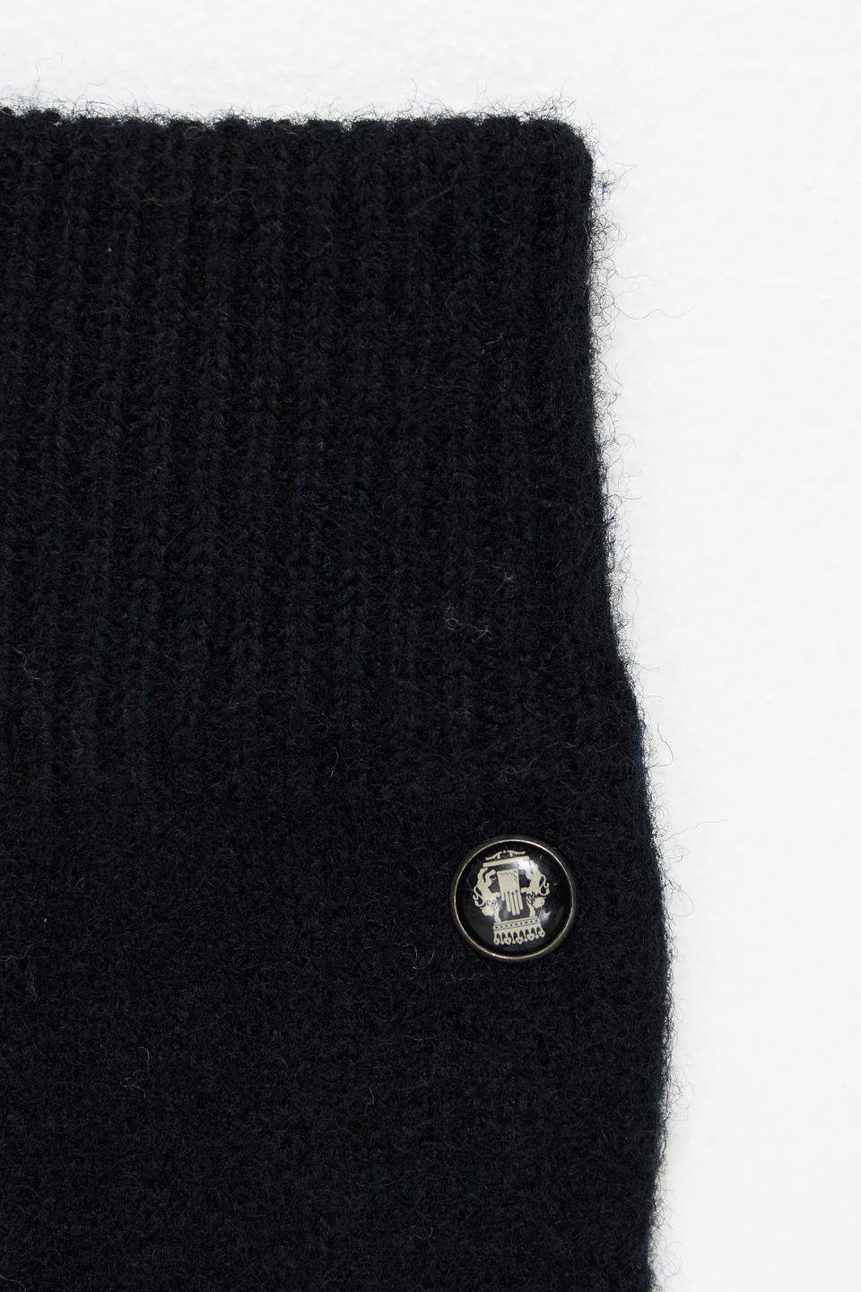 Перчатки Roeckl чёрные шерсть/кашемир