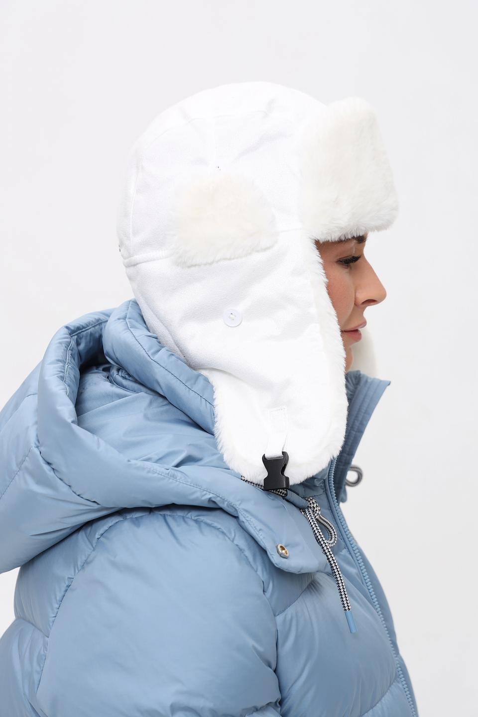 Шапка Seeberger с меховой отделкой