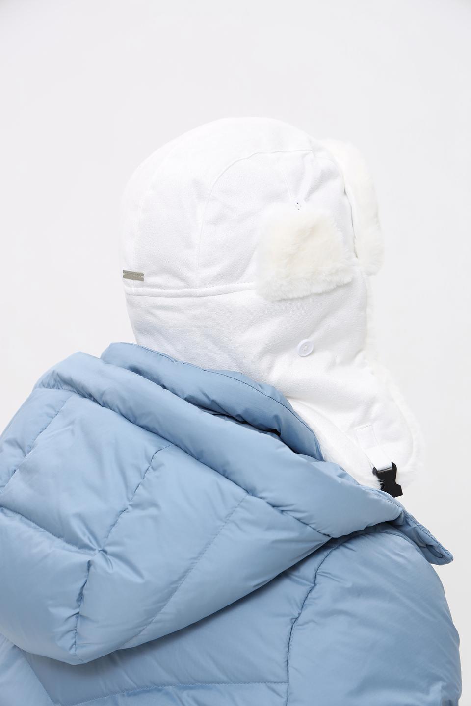 Шапка Seeberger с меховой отделкой