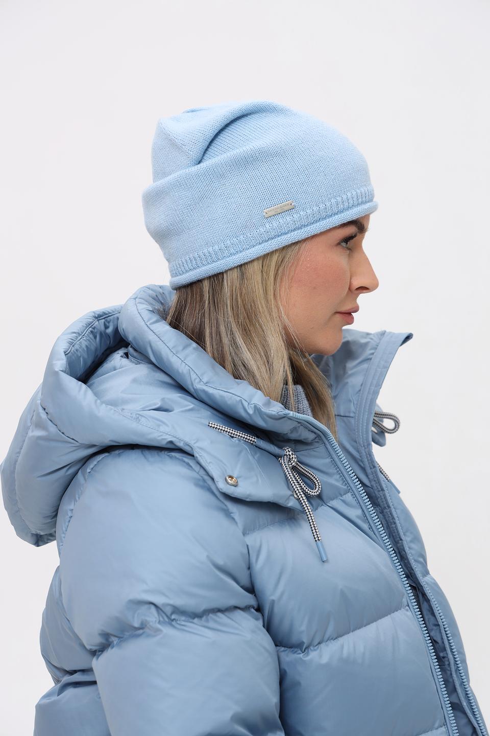 Шапка Seeberger голубая