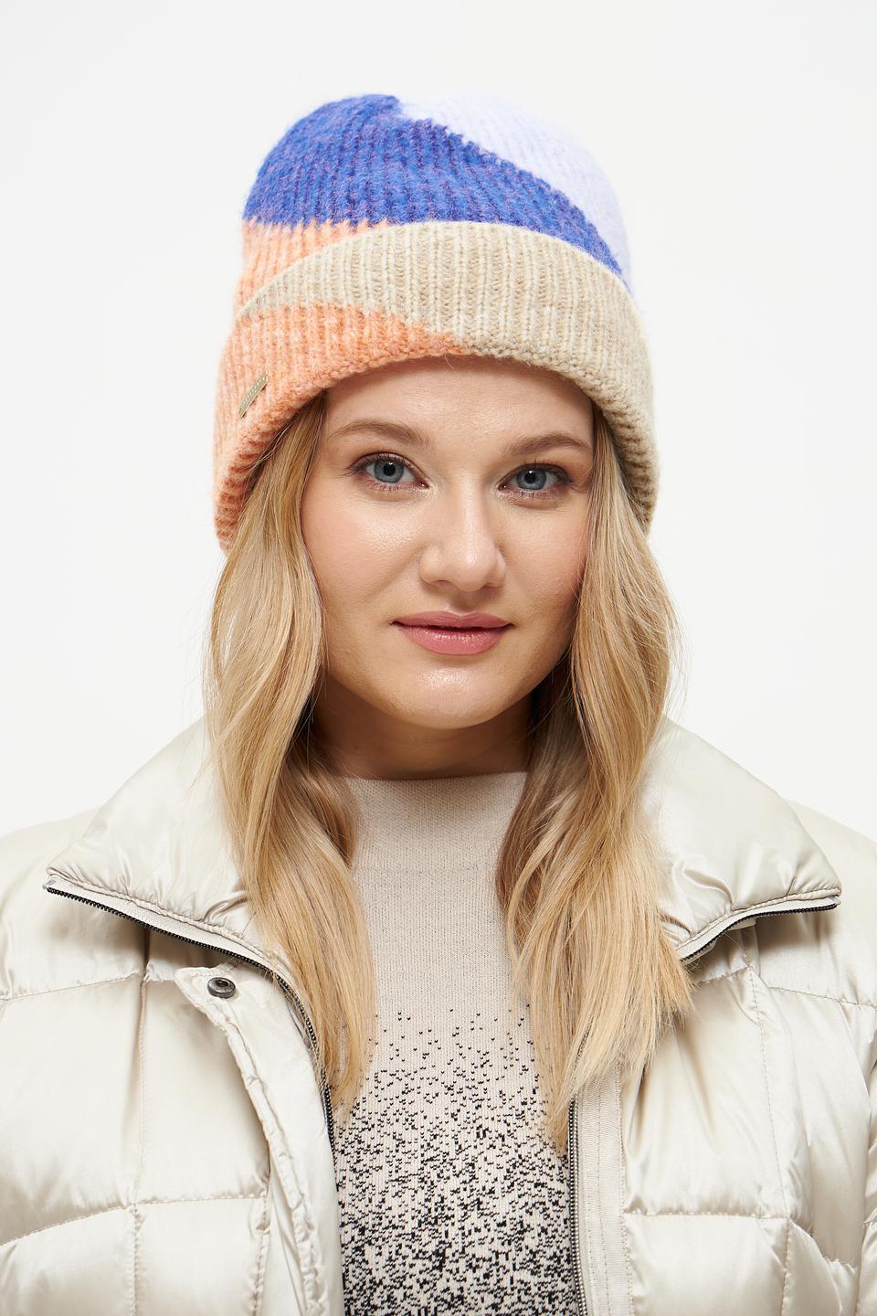 Шапка Seeberger разноцветная