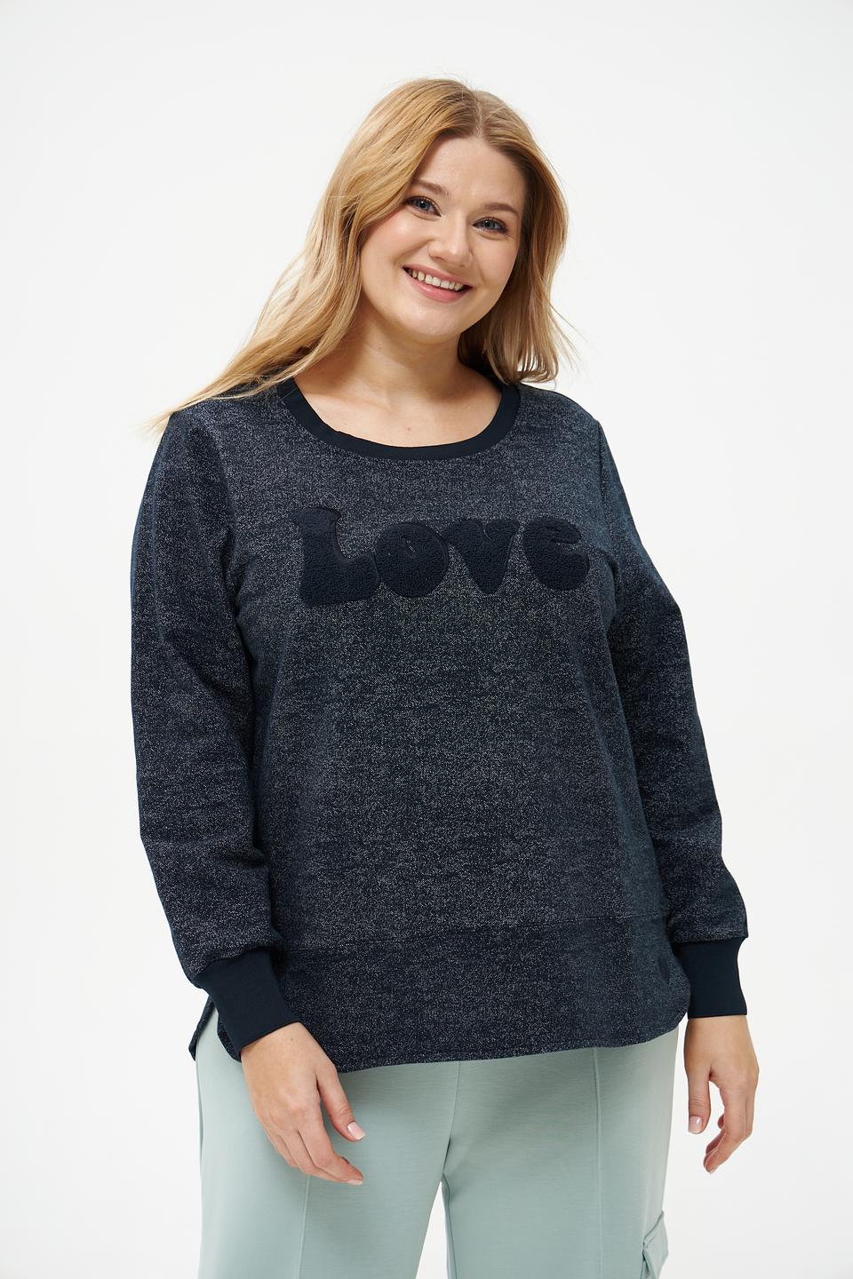 Пуловер Frapp с надписью Love