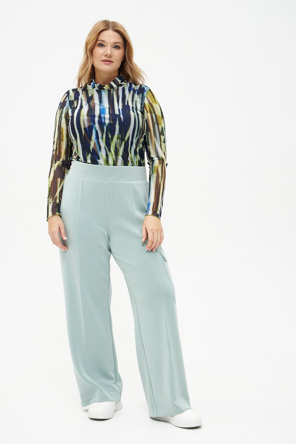 Блуза Bianca с абстрактным принтом