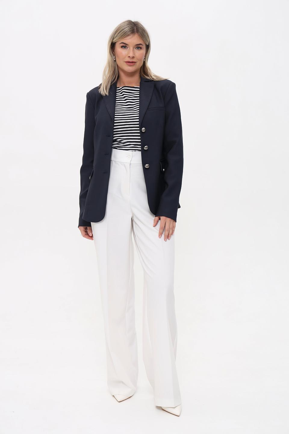 Жакет Monari приталенный тёмно-синий