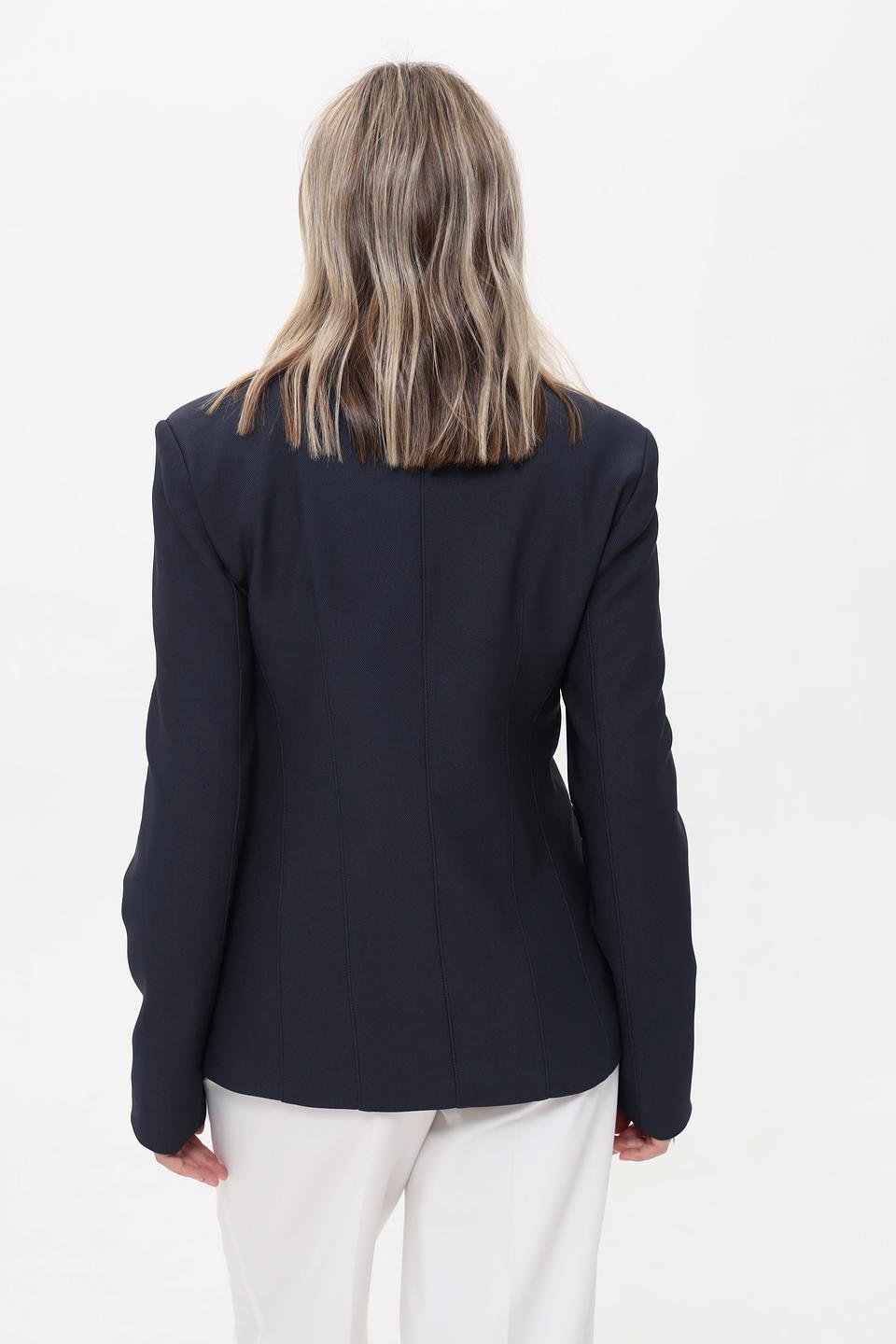Жакет Monari приталенный тёмно-синий
