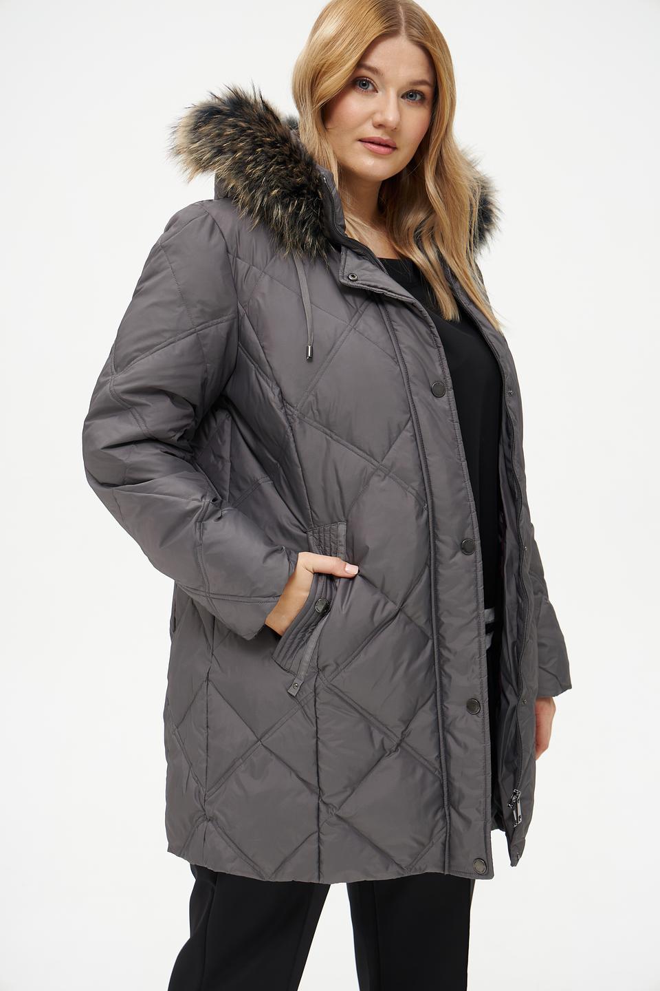 Куртка Lebek стеганая серая