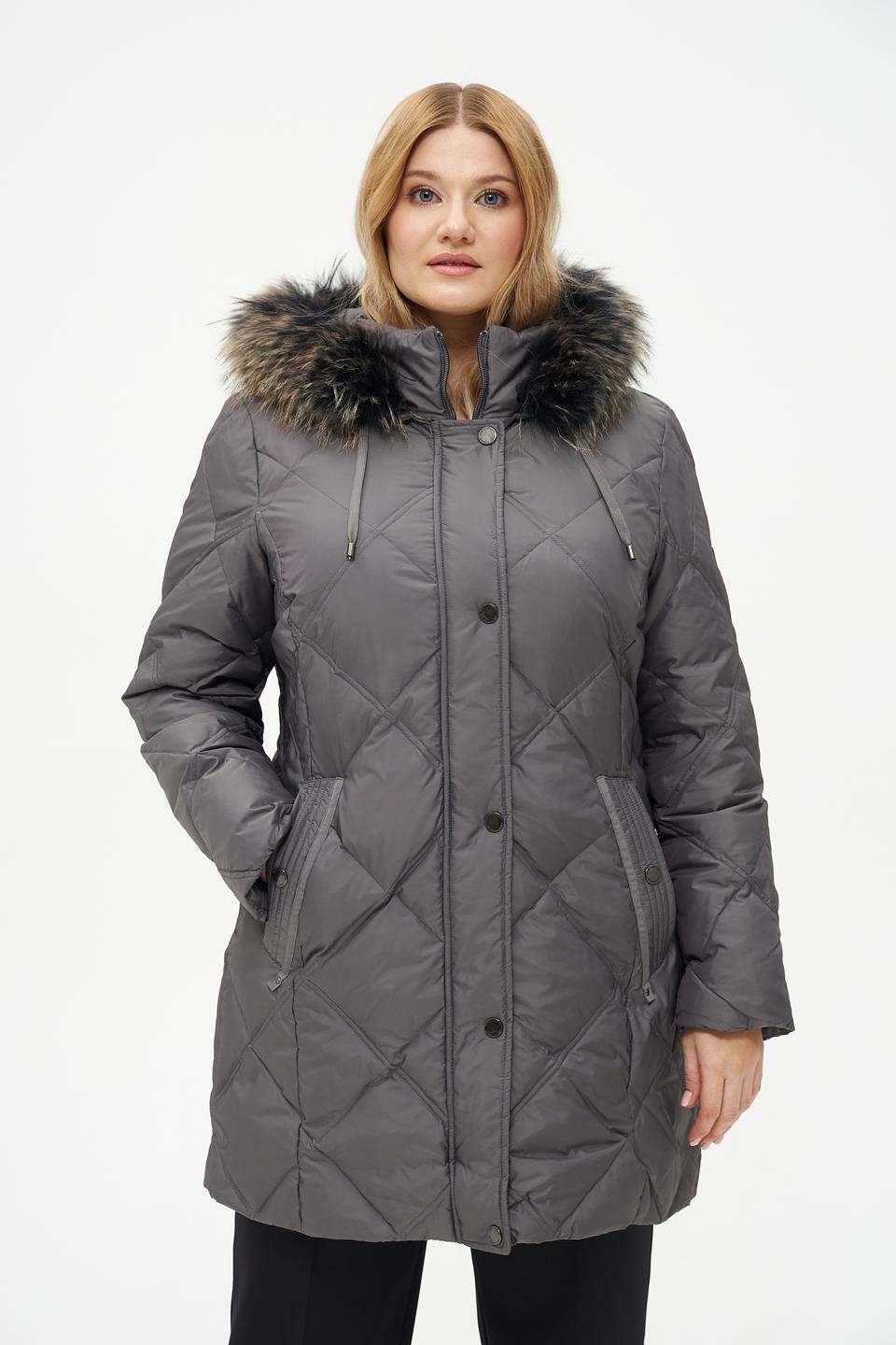 Куртка Lebek стеганая серая