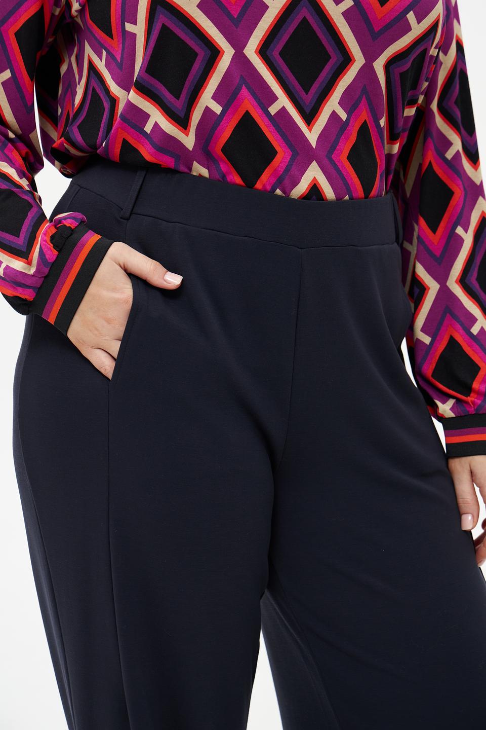 Брюки палаццо Margittes темно-синие