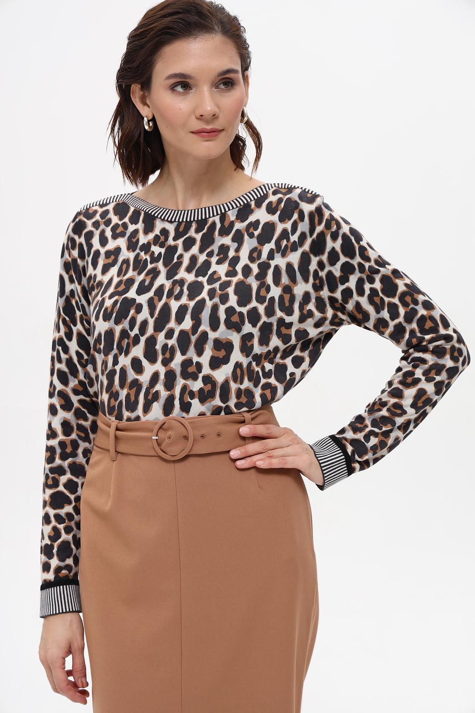 Пуловер Betty Barclay леопард