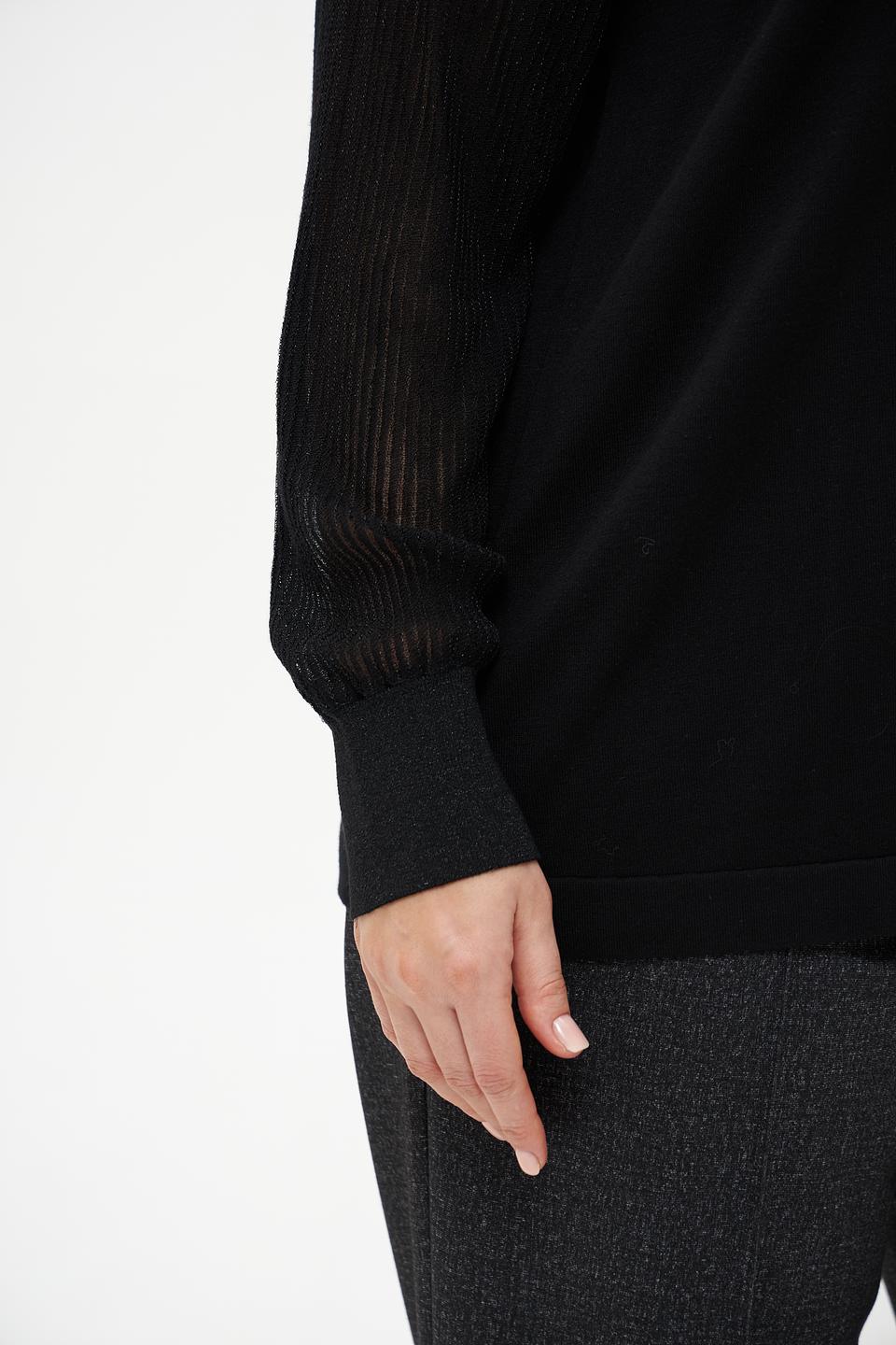 Пуловер Via Appia с рукавами-сеткой