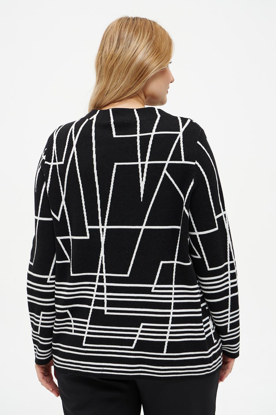 Пуловер Frapp с геометрическим рисунком