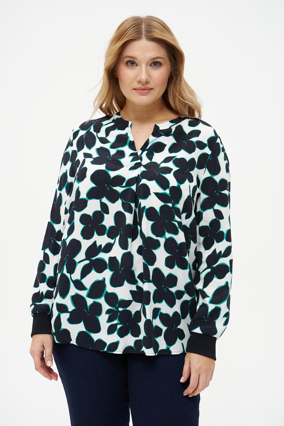 Блуза Frank Walder с цветочным принтом