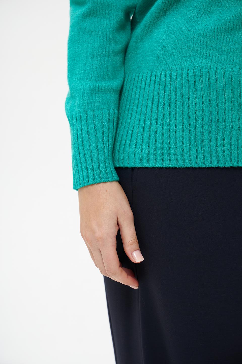 Пуловер Frank Walder изумрудный