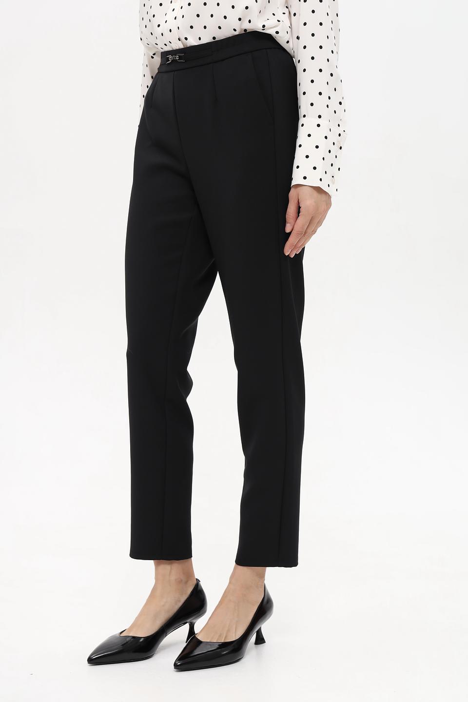 Брюки Frank Walder чёрные прямые