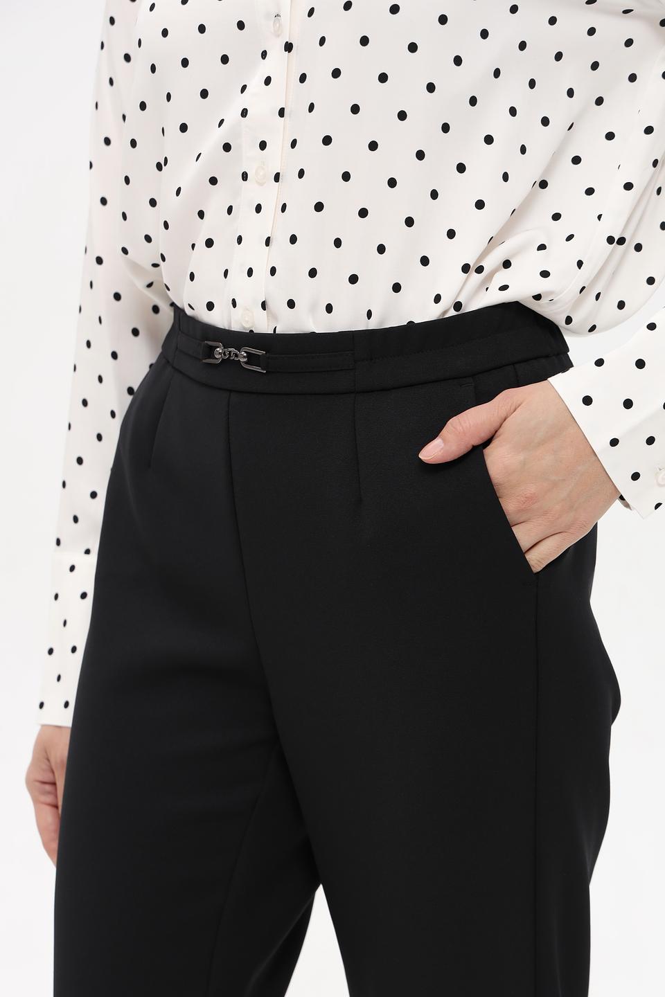 Брюки Frank Walder чёрные прямые