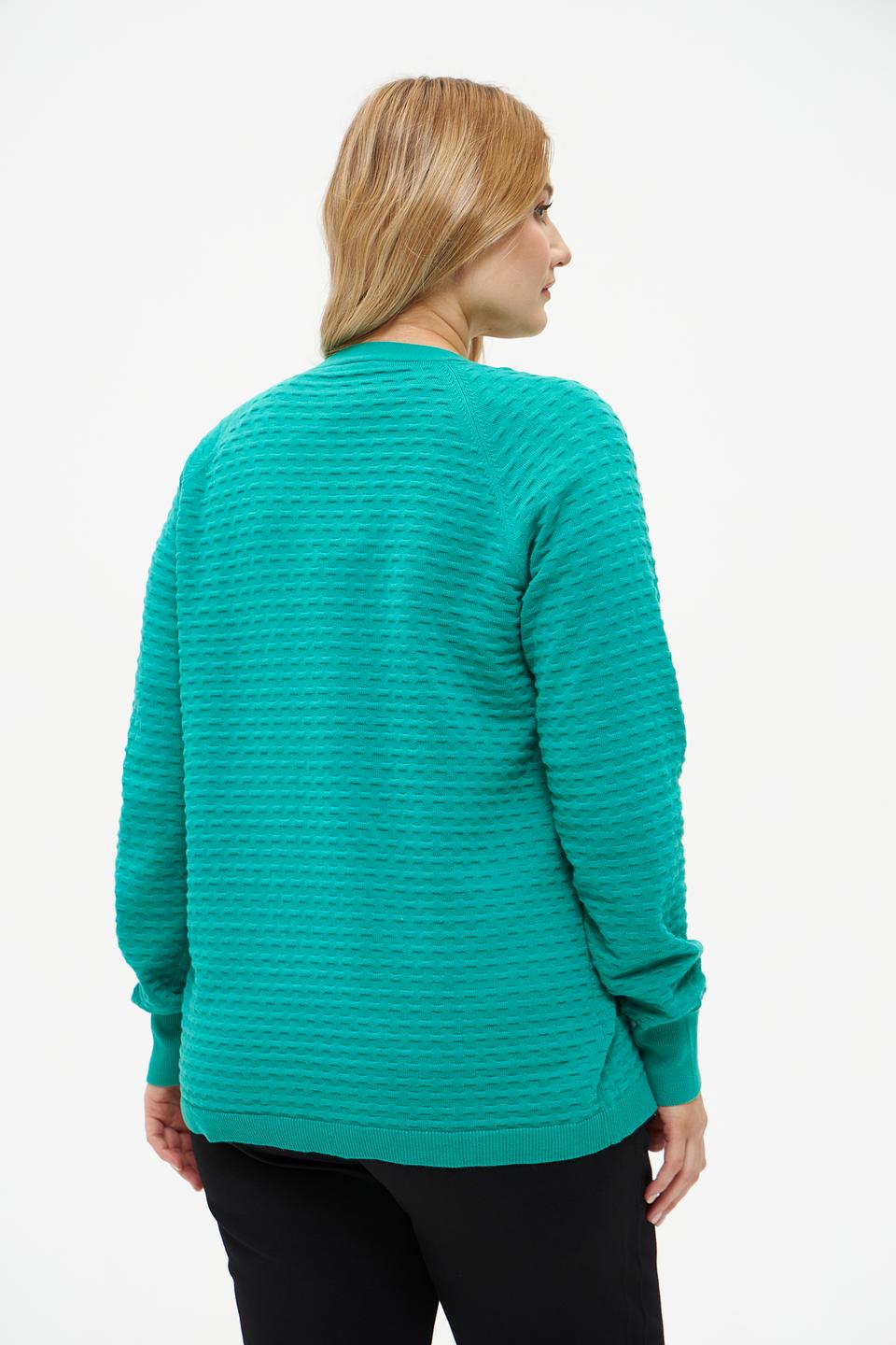 Жакет Frank Walder зелёный с текстурой