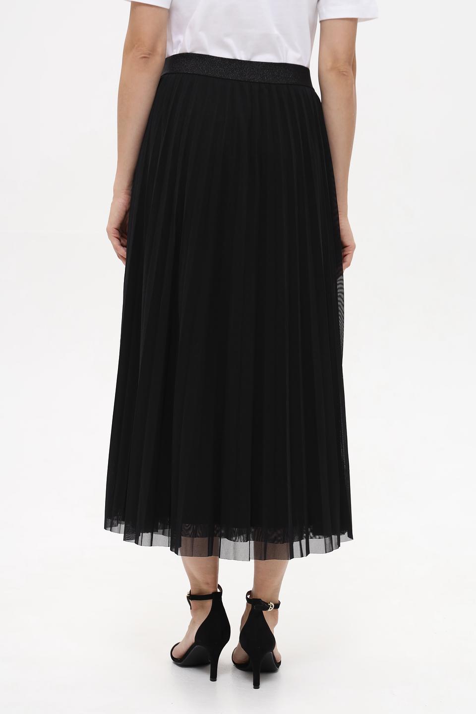 Юбка Oui плиссированная чёрная