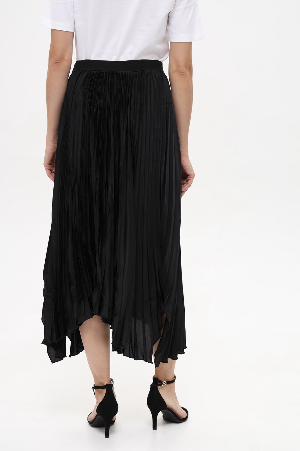 Юбка плиссе Oui чёрная