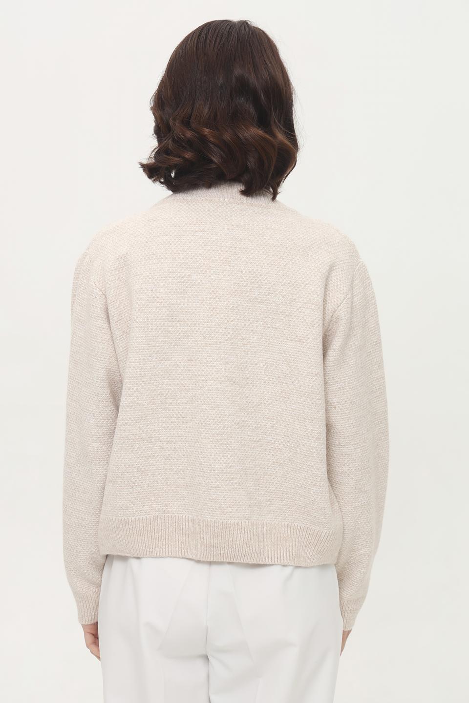 Жакет More and More вязаный бежевый