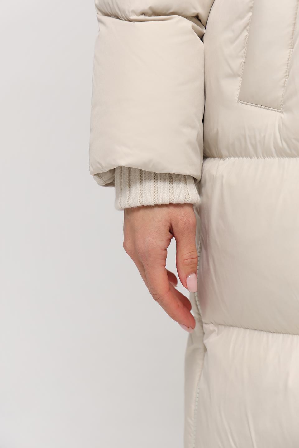 Пальто Marc O Polo стеганое бежевое