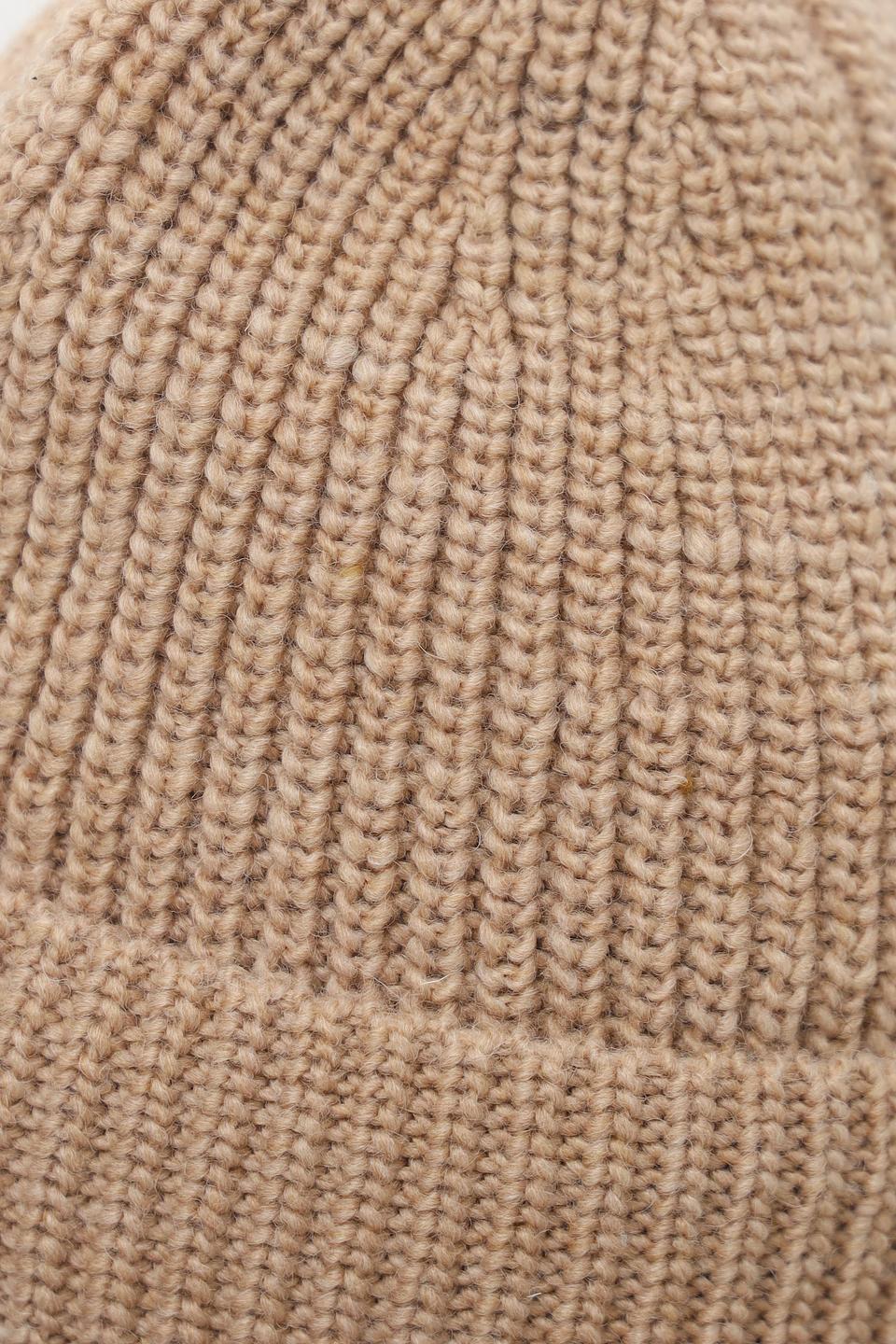 Шапка Seeberger бежевая