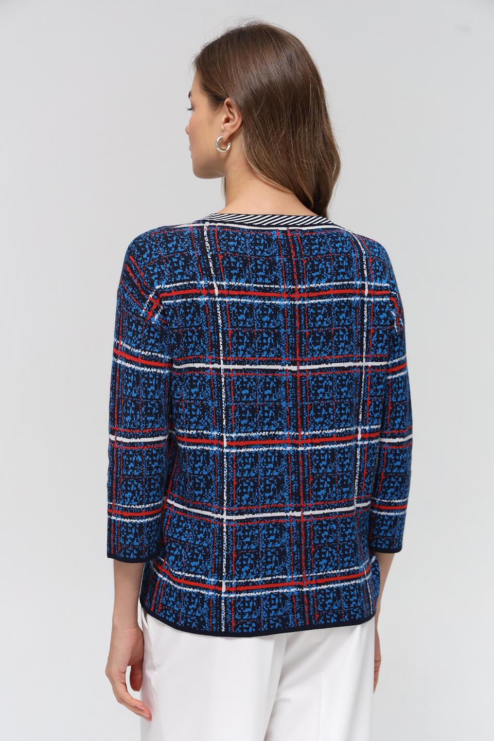 Пуловер Gollehaug в клетку