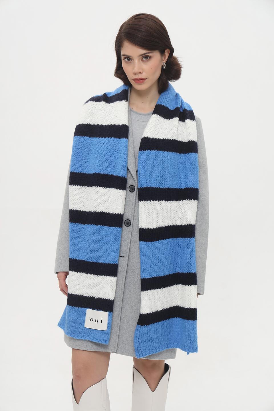 Шарф Oui в полоску