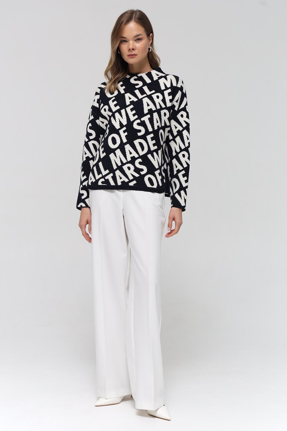 Пуловер Oui с принтом 'Stars'