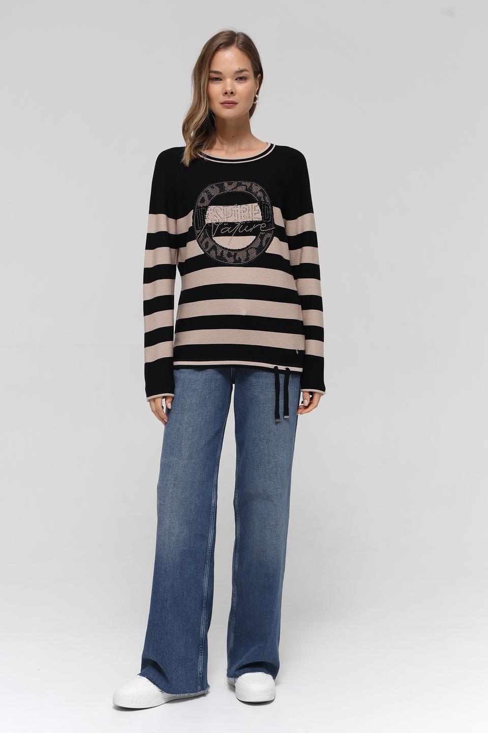 Пуловер Rabe collection в полоску