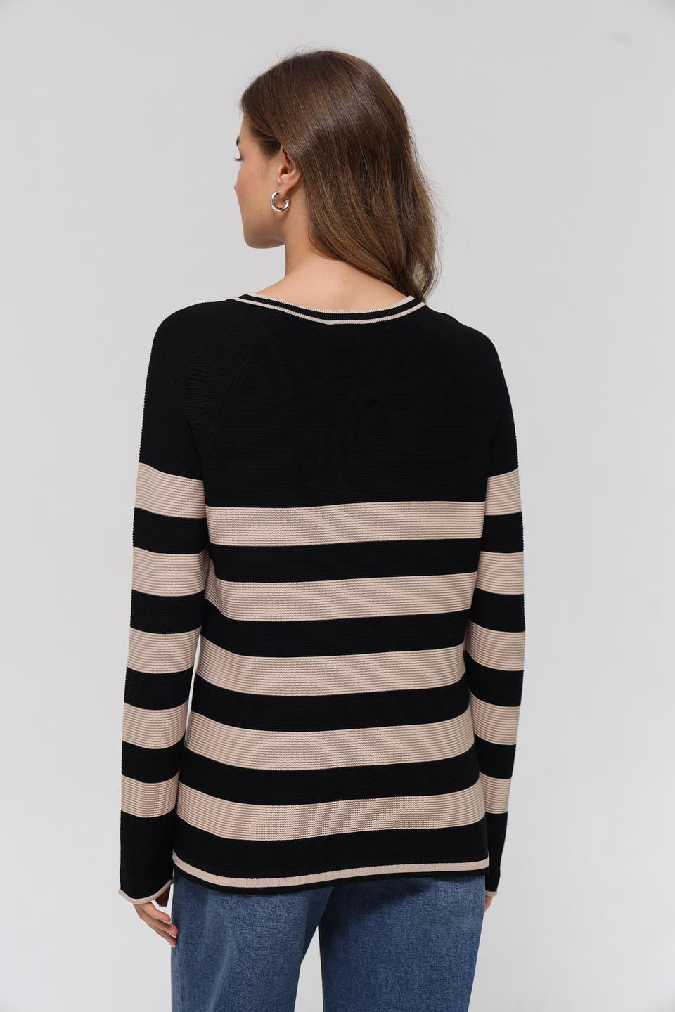 Пуловер Rabe collection в полоску