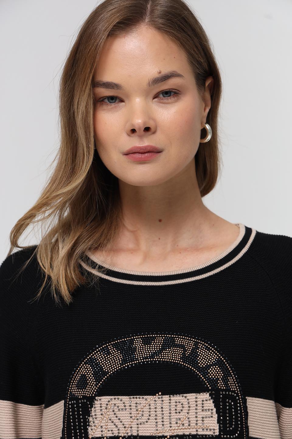 Пуловер Rabe collection в полоску