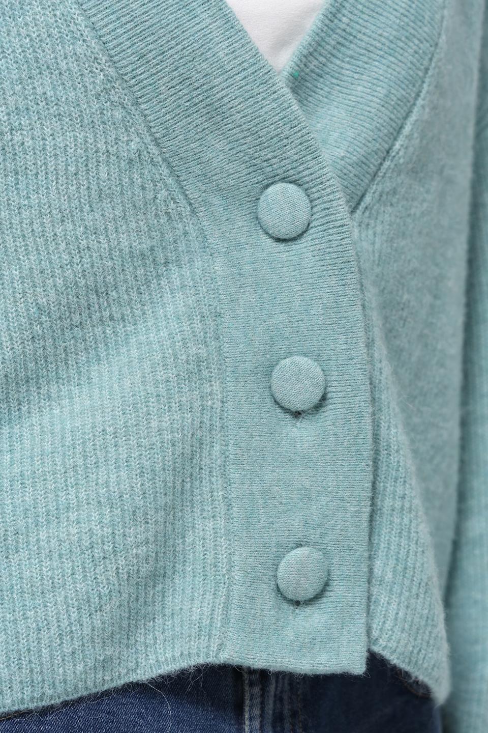 Жакет Lecomte вязаный мятный