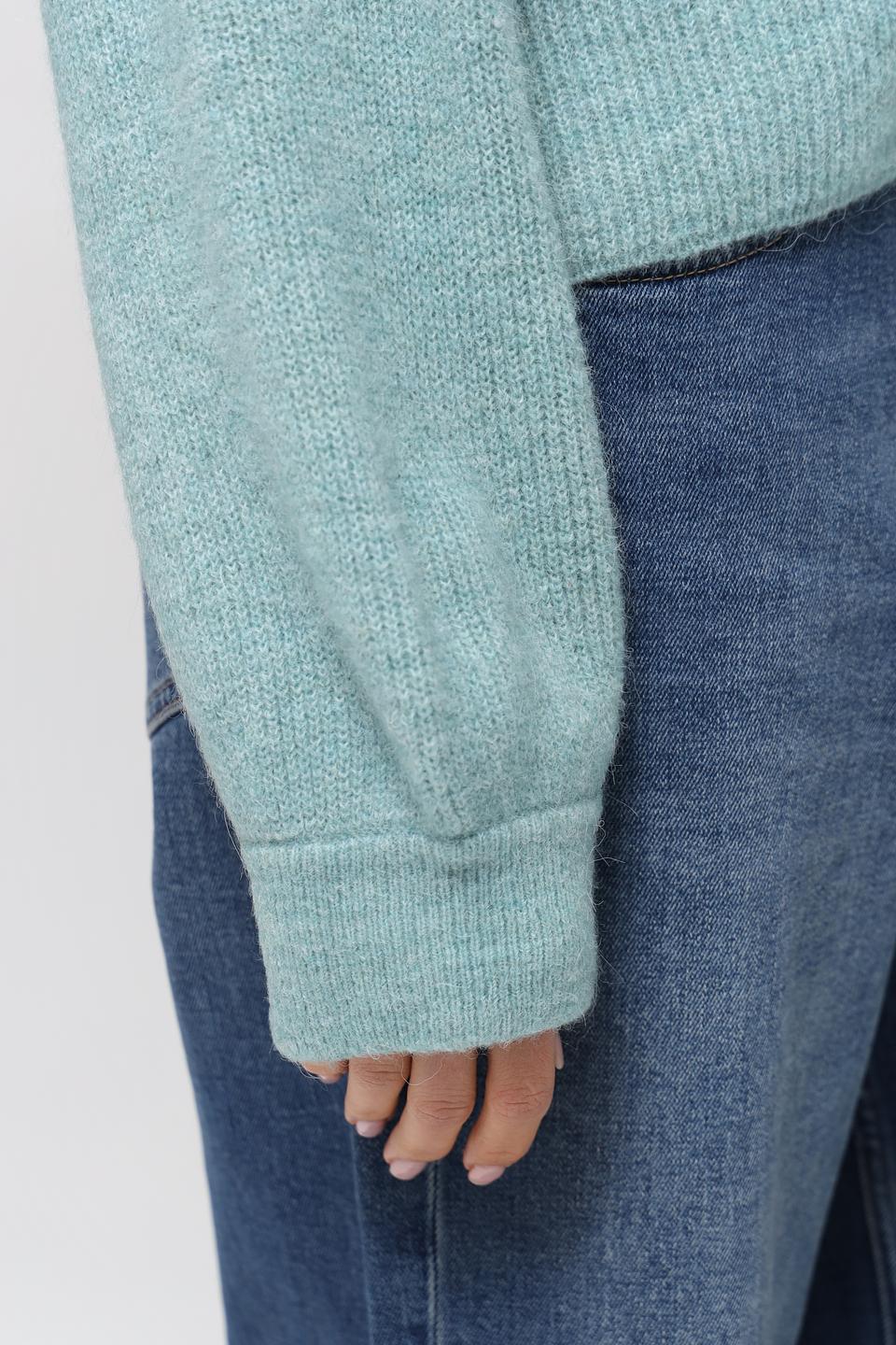 Жакет Lecomte вязаный мятный