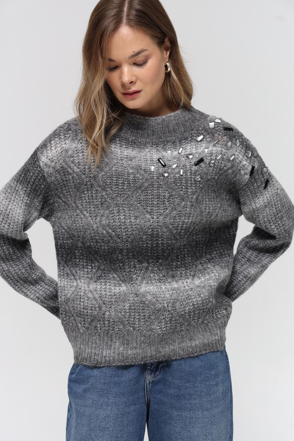 Пуловер Lecomte с декором