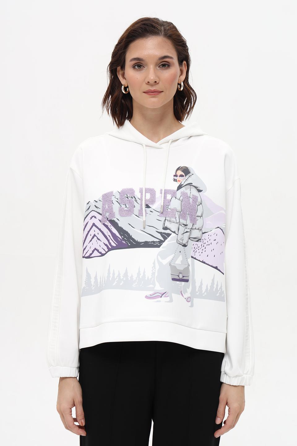 Худи Monari с принтом Aspen