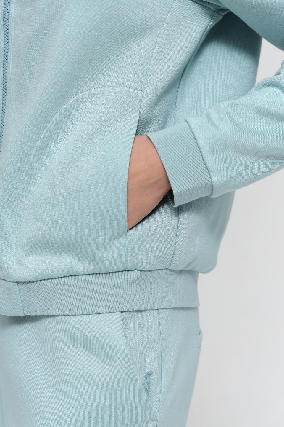 Жакет Lecomte мятный с вышивкой