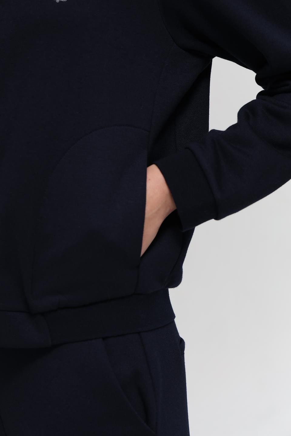 Жакет Lecomte приталенный тёмно-синий