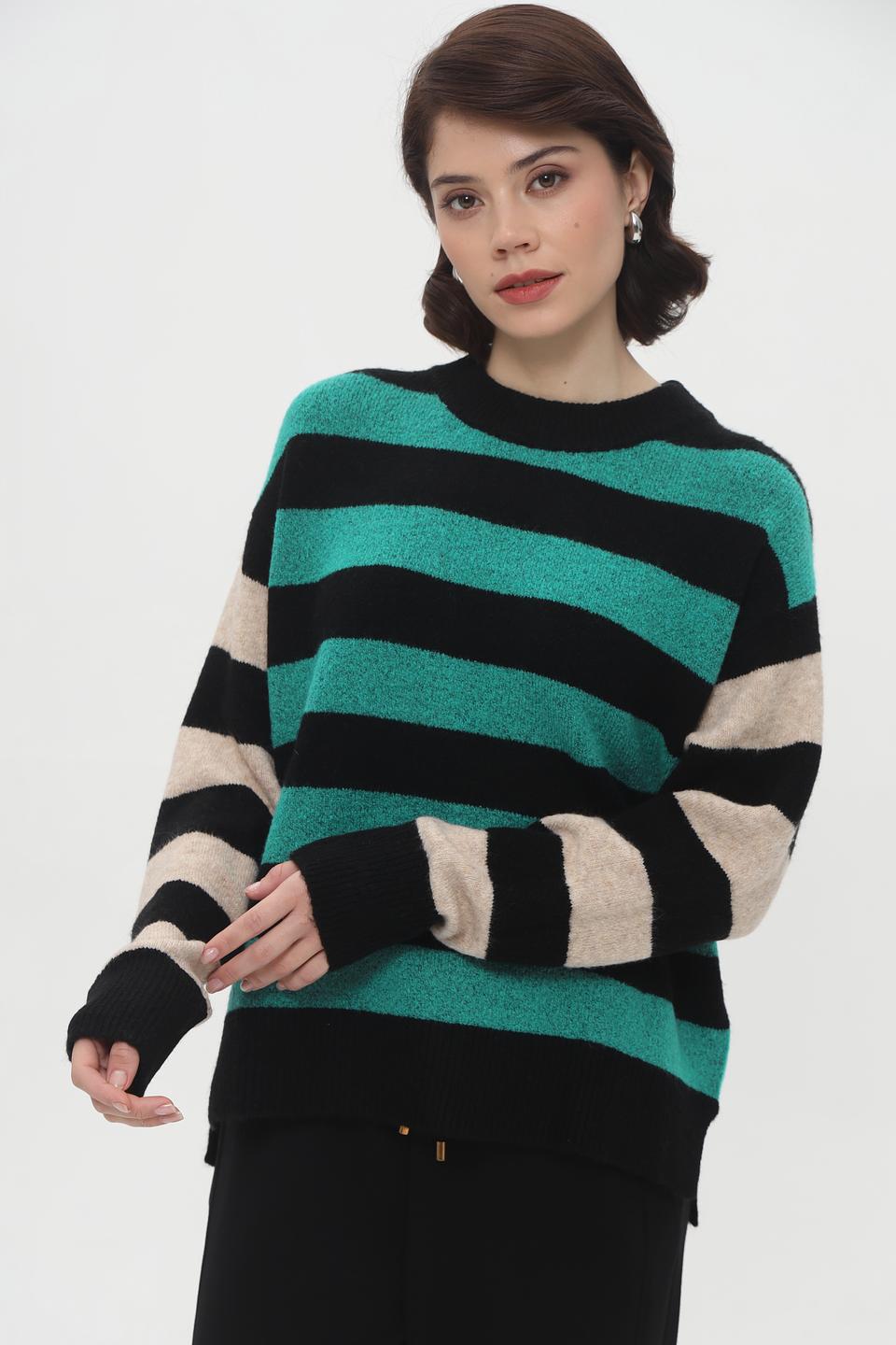 Пуловер Tom Tailor в полоску