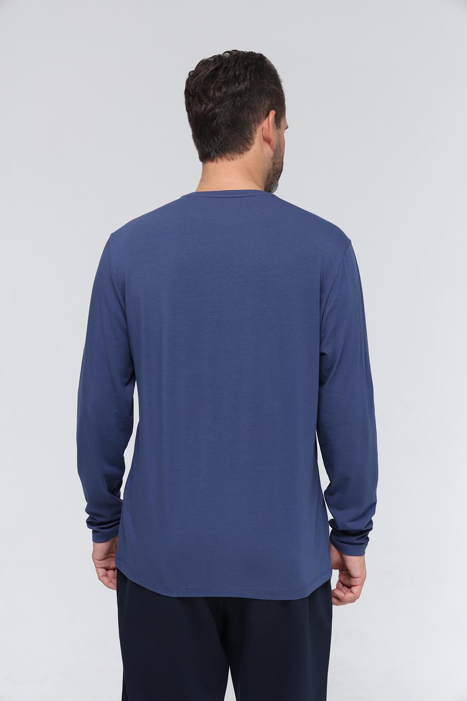 Лонгслив Monte Carlo синий