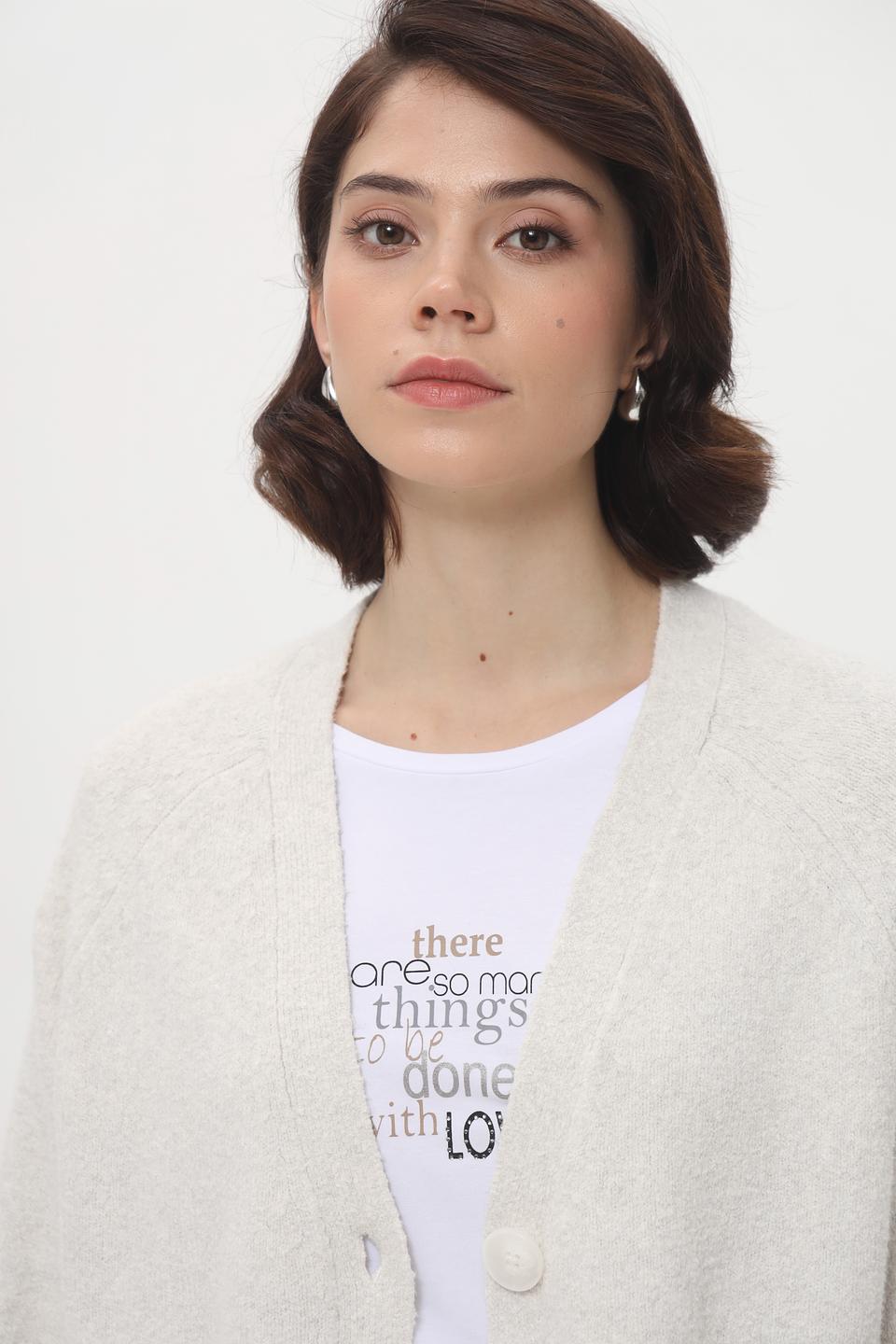 Жакет Cinque вязаный бежевый