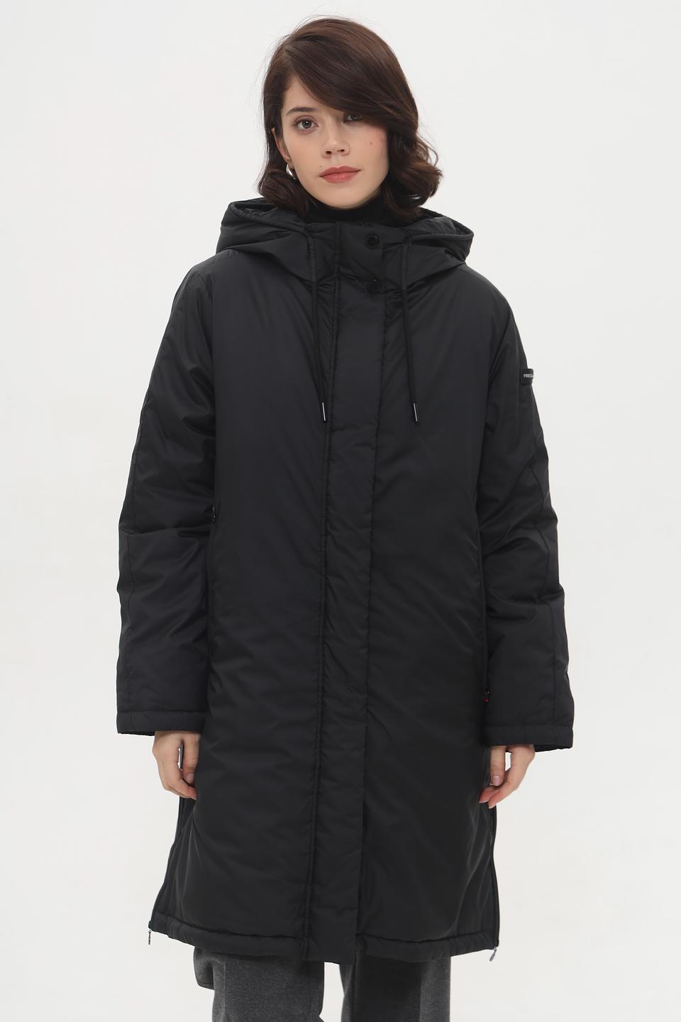 Пальто Frieda and Freddies чёрное стеганое