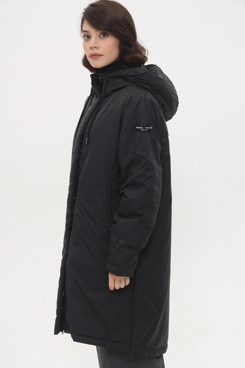 Пальто Frieda and Freddies чёрное стеганое