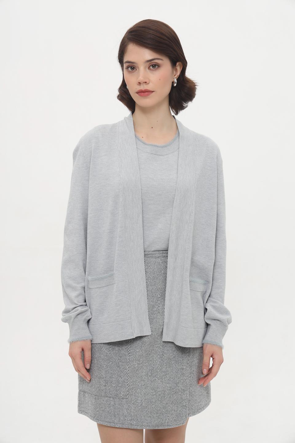 Жакет Olsen серый кардиган