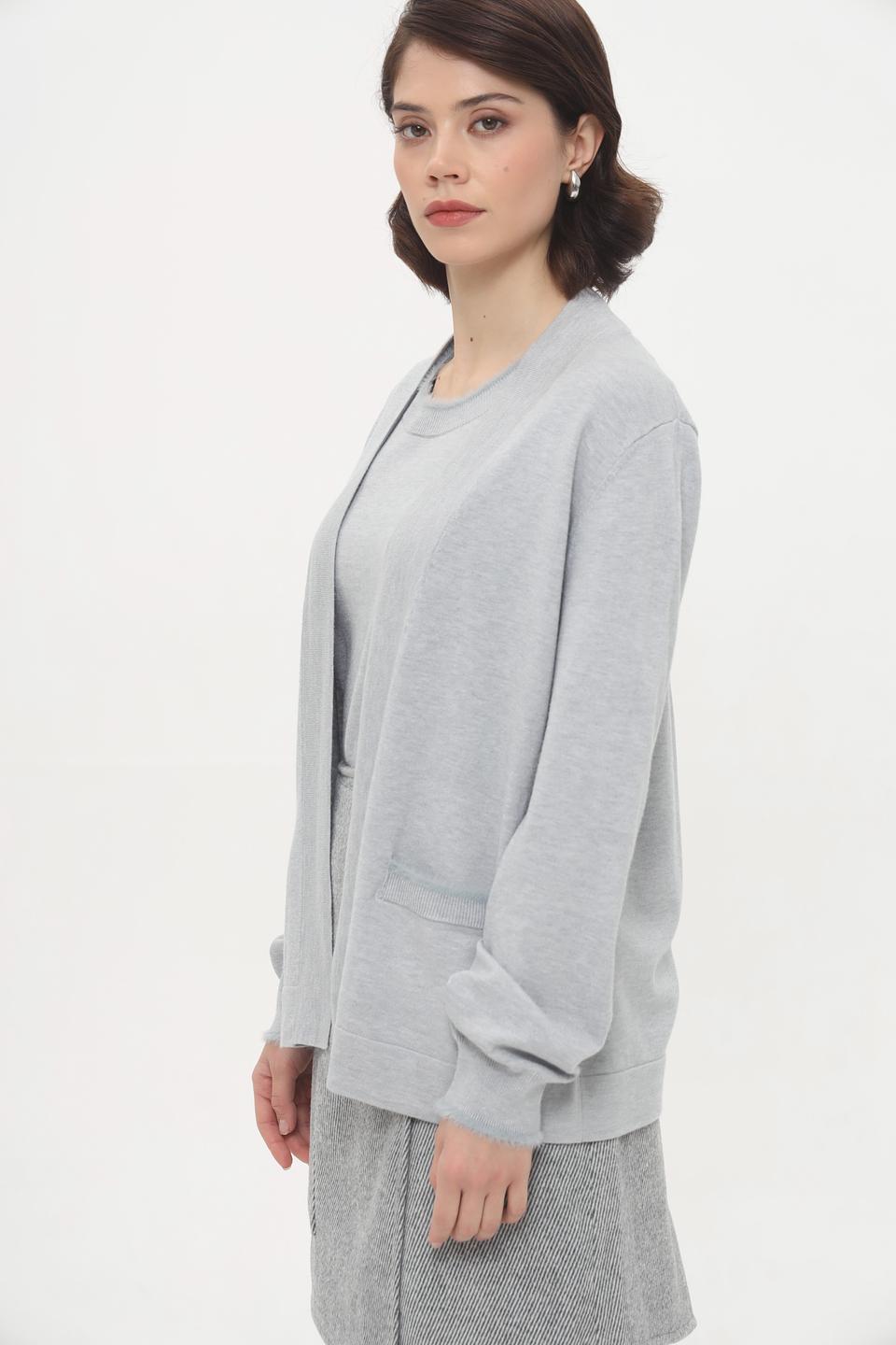 Жакет Olsen серый кардиган