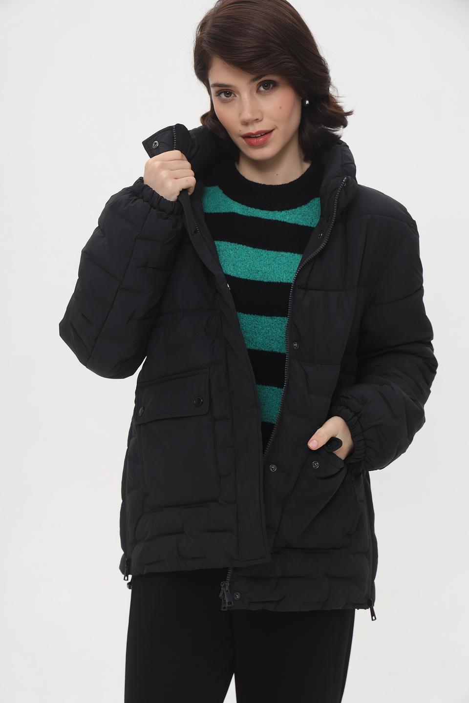 Куртка Gerry Weber чёрная стеганая