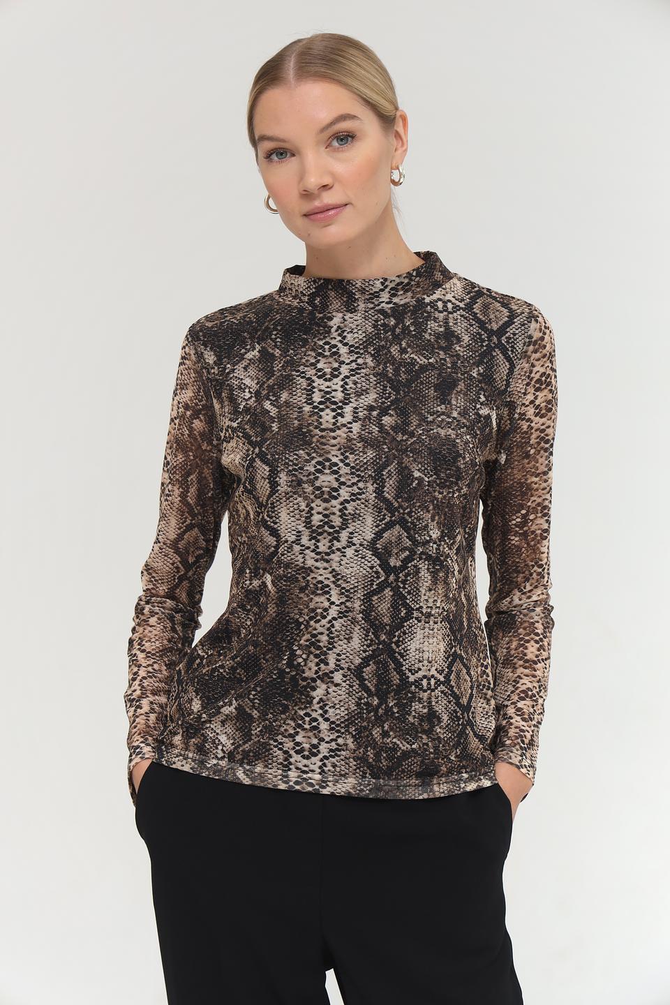 Блуза Broadway с принтом змеи