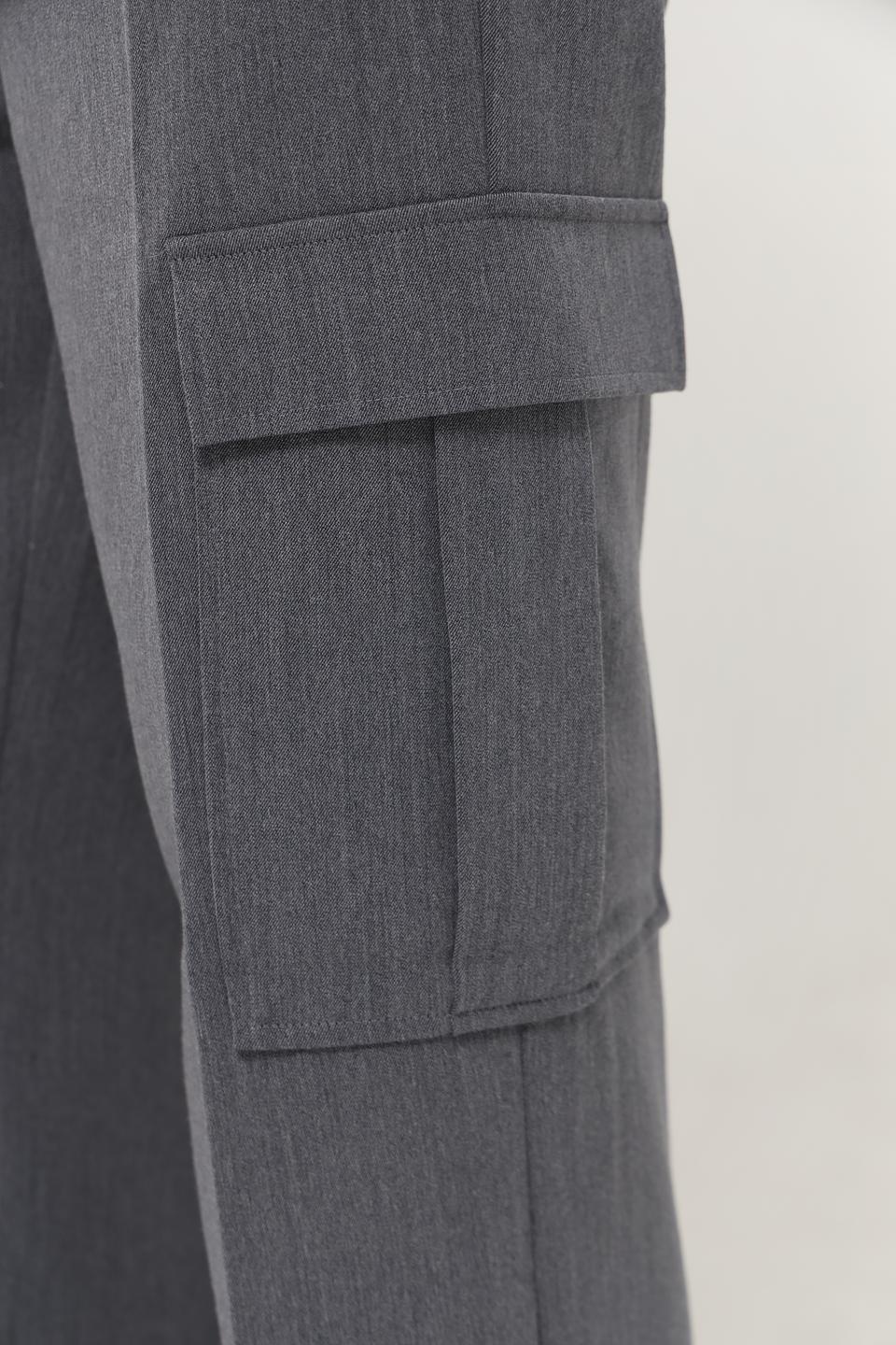 Брюки карго Broadway серые