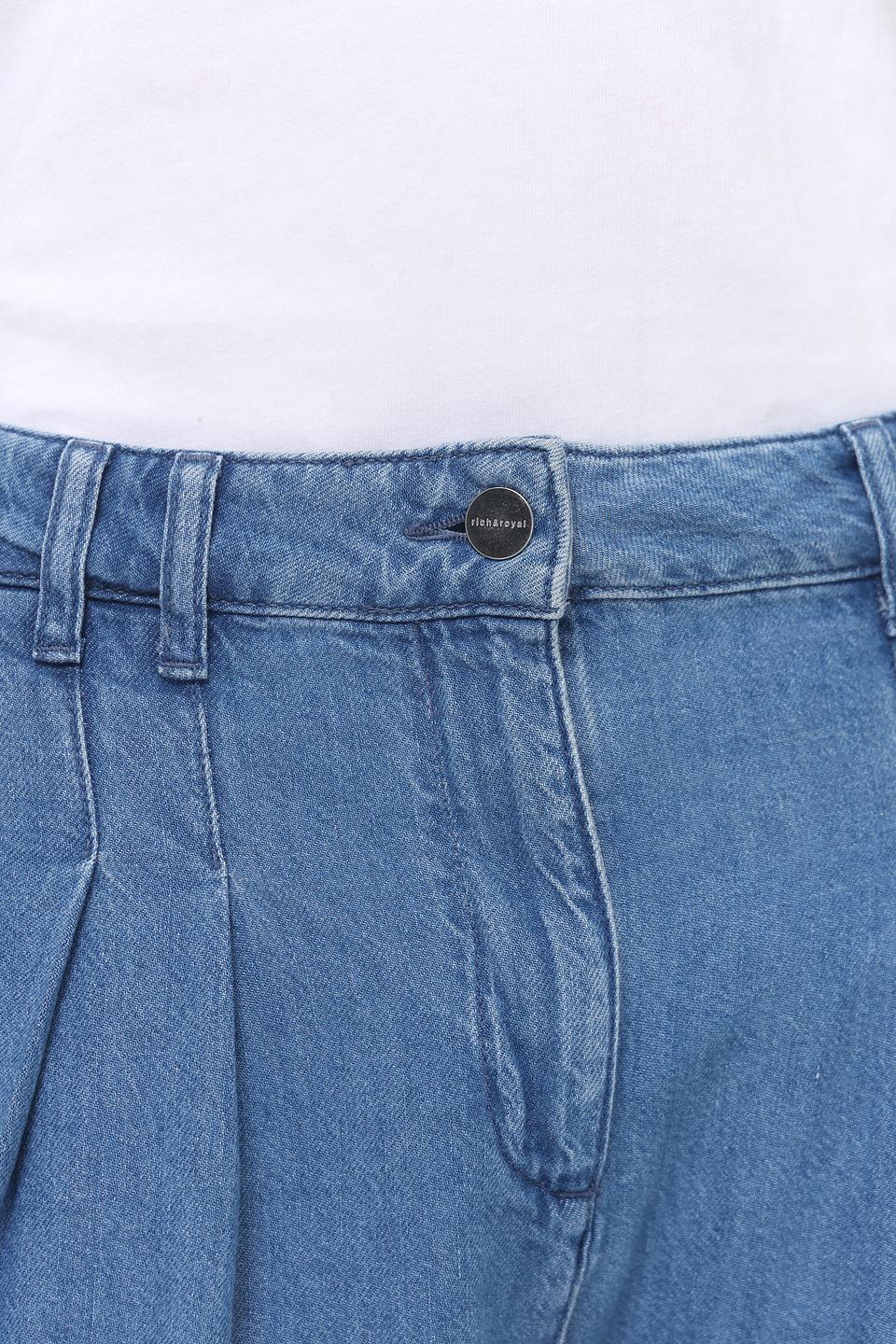 Джинсы клеш Rich and Royal голубые