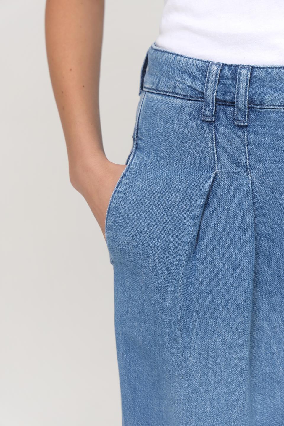 Джинсы клеш Rich and Royal голубые