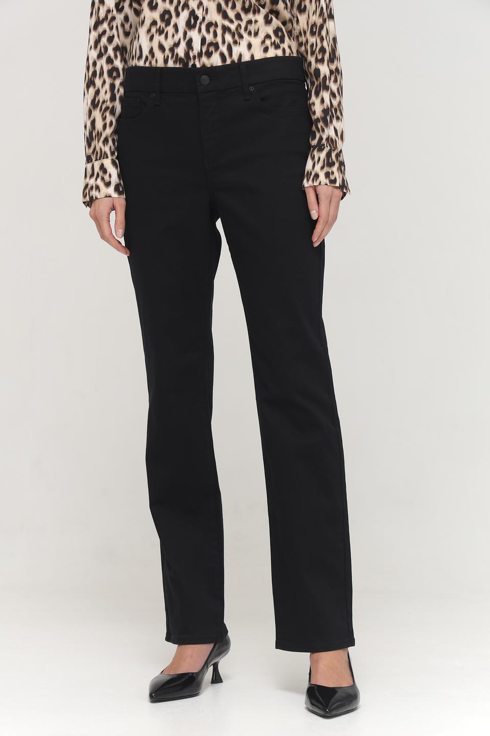 Джинсы NYDJ прямые чёрные